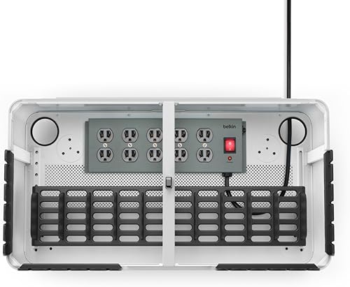 Miniatura 4 de Belkin Almacena y carga con divisores fijos. Estación de carga AC para el aula para computadoras portátiles y tabletas, organización de iPad hasta