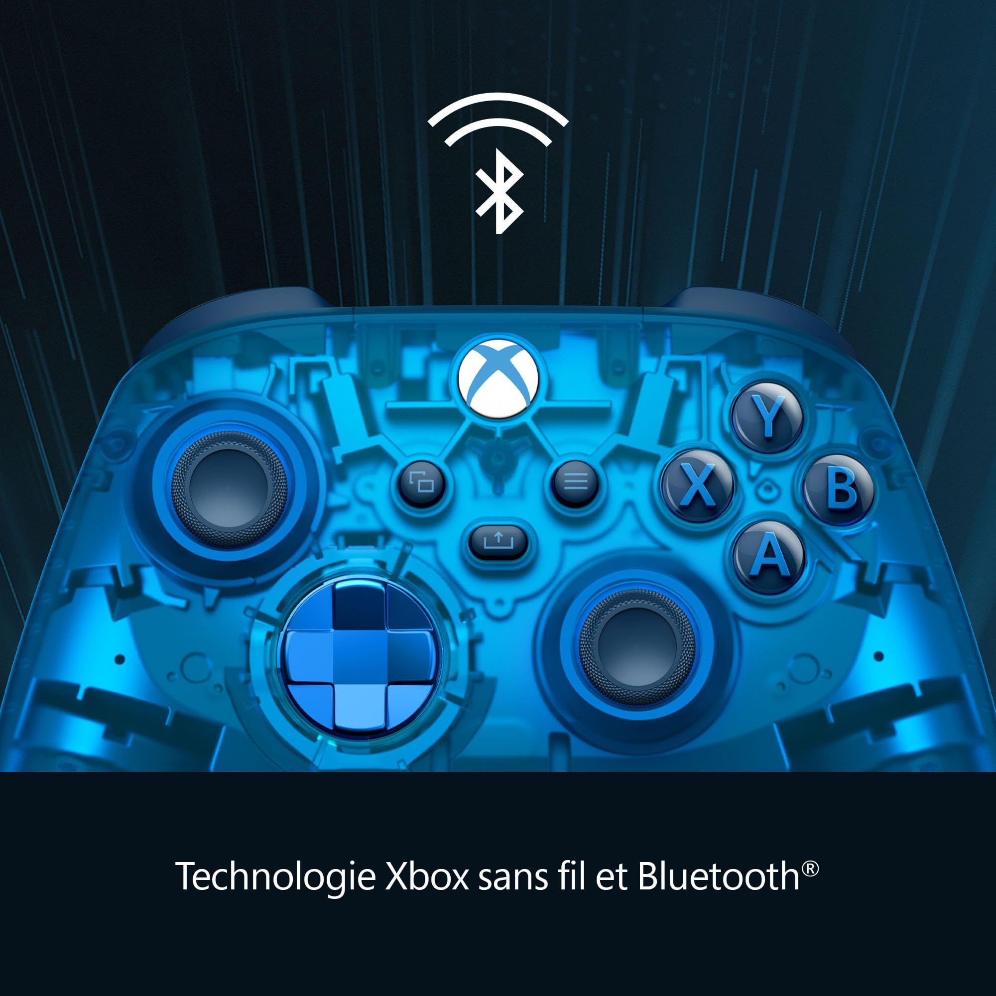Xbox Microsoft Manette sans fil Édition spéciale Sky Cipher