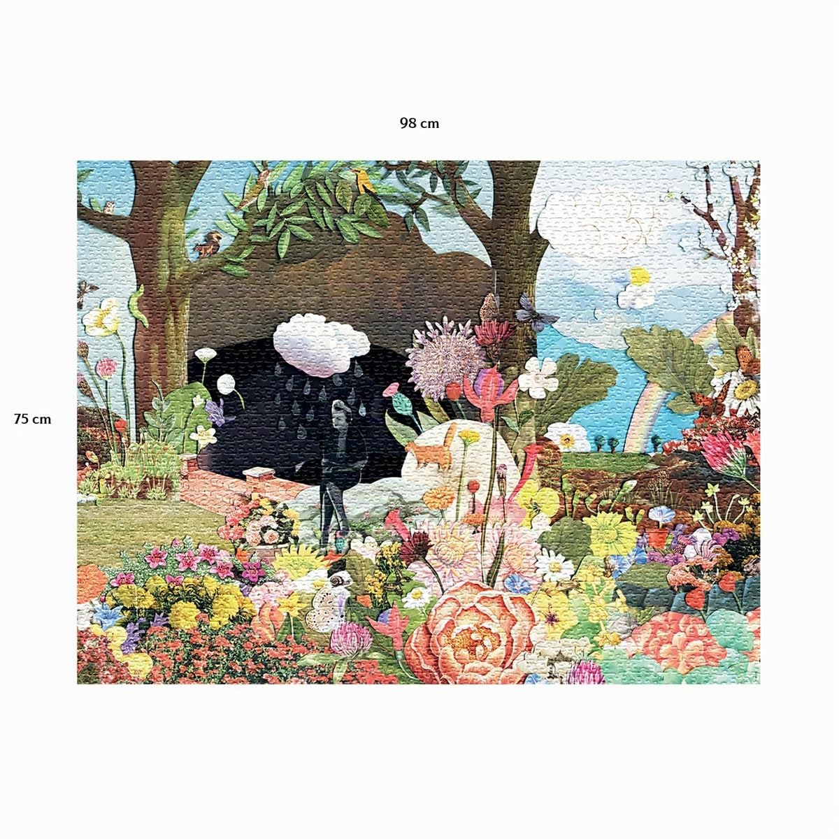 Nathan - Puzzle 2000 pièces - Curieux Jardin - Adultes et Enfants dès 14 Ans - Puzzle de qualité supérieure - Encastrement Parfait - Collection Photo d'art - 12001092
