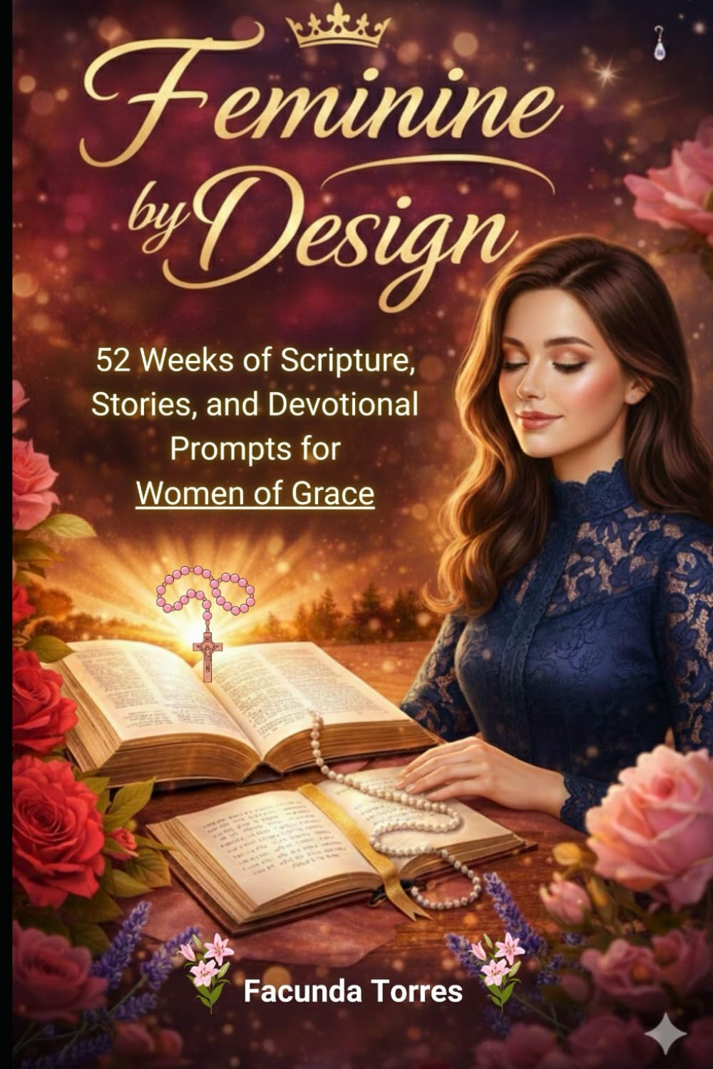 Feminine By Design: 52 Weeks of Scripture, Stories, and Devotional Prompts for Women of Grace: Devotional Journal for Christian Women