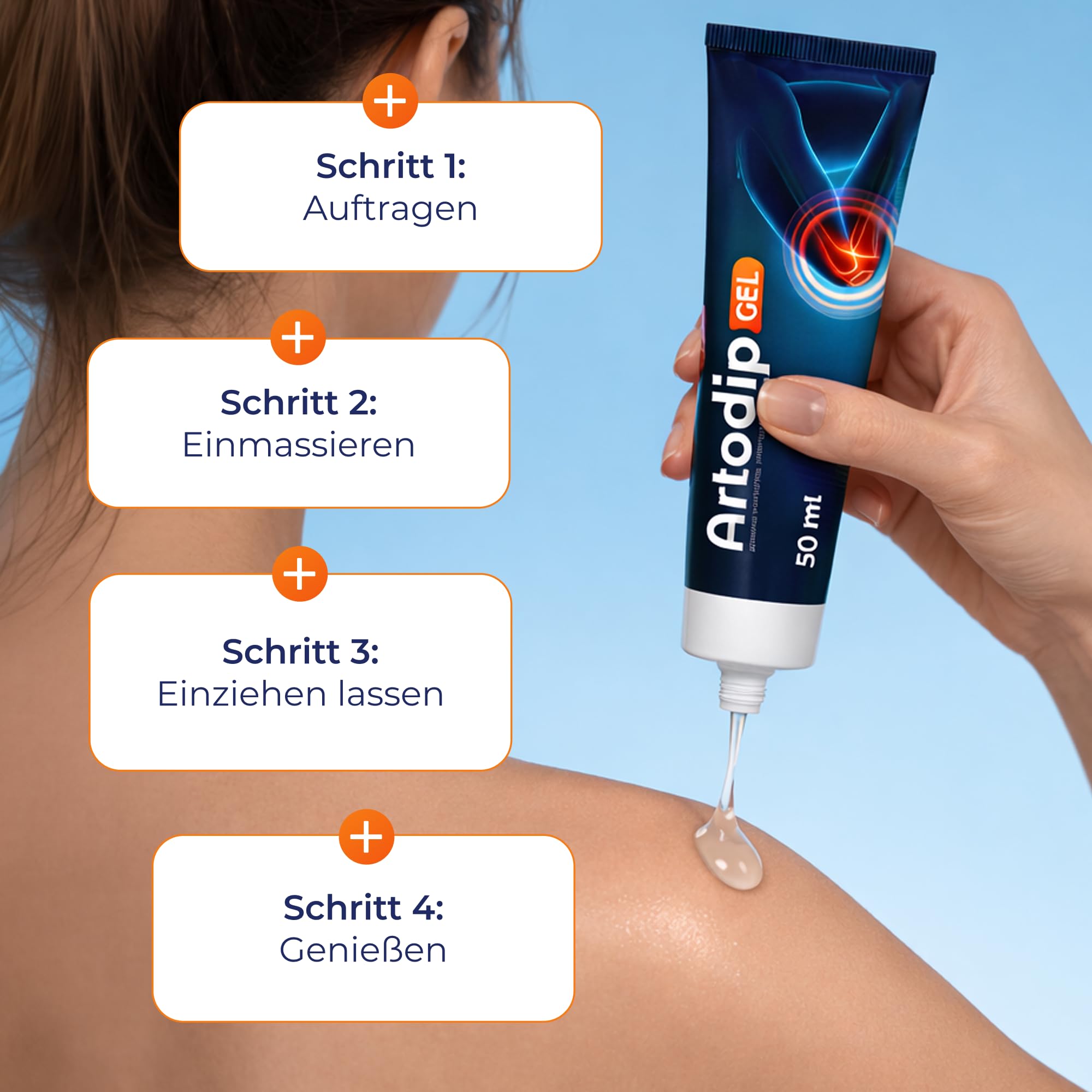 Premium – Teufelskralle, Beinwell & Arnika – Intensives Wärmegel mit Capsaicin zur Gelenk- und Muskelpflege – 50ml