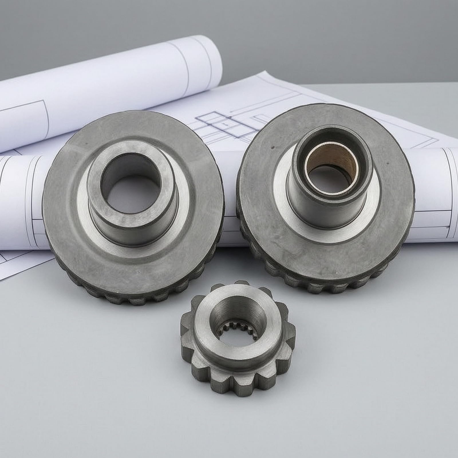 kowaku Ingranaggio Motore Set Cambio Trasmissione Fuoribordo Ingranaggi Ricambio Inox Funzione Ripristino Applicazioni Professionali Officina Meccanica Adatto per Riparazioni Motori Marini
