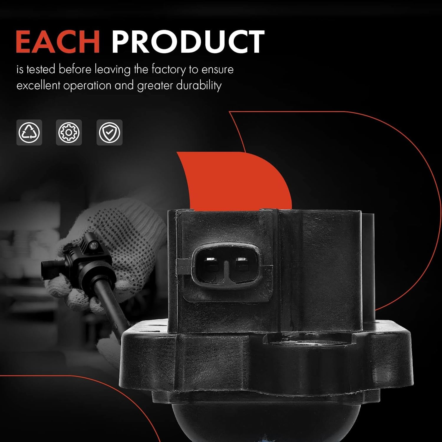 A-Premium Engine Ignition Coil Pack Compatible with Kia Sephia 1998-2001, Spectra 2000-2004, L4 1.8L 2-PC Set