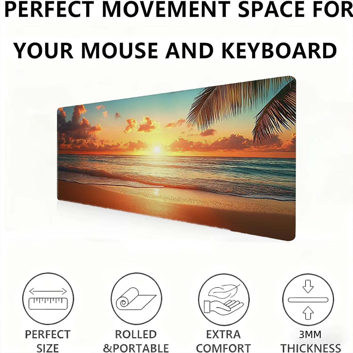Podkładka pod mysz, podkładka pod mysz XXL 1200 x 600 podkładka pod mysz dla graczy, wodoodporna gumowa podstawa, duża podkładka pod mysz do gier na biurko szyte krawędzie wodoodporna antypoślizgowa