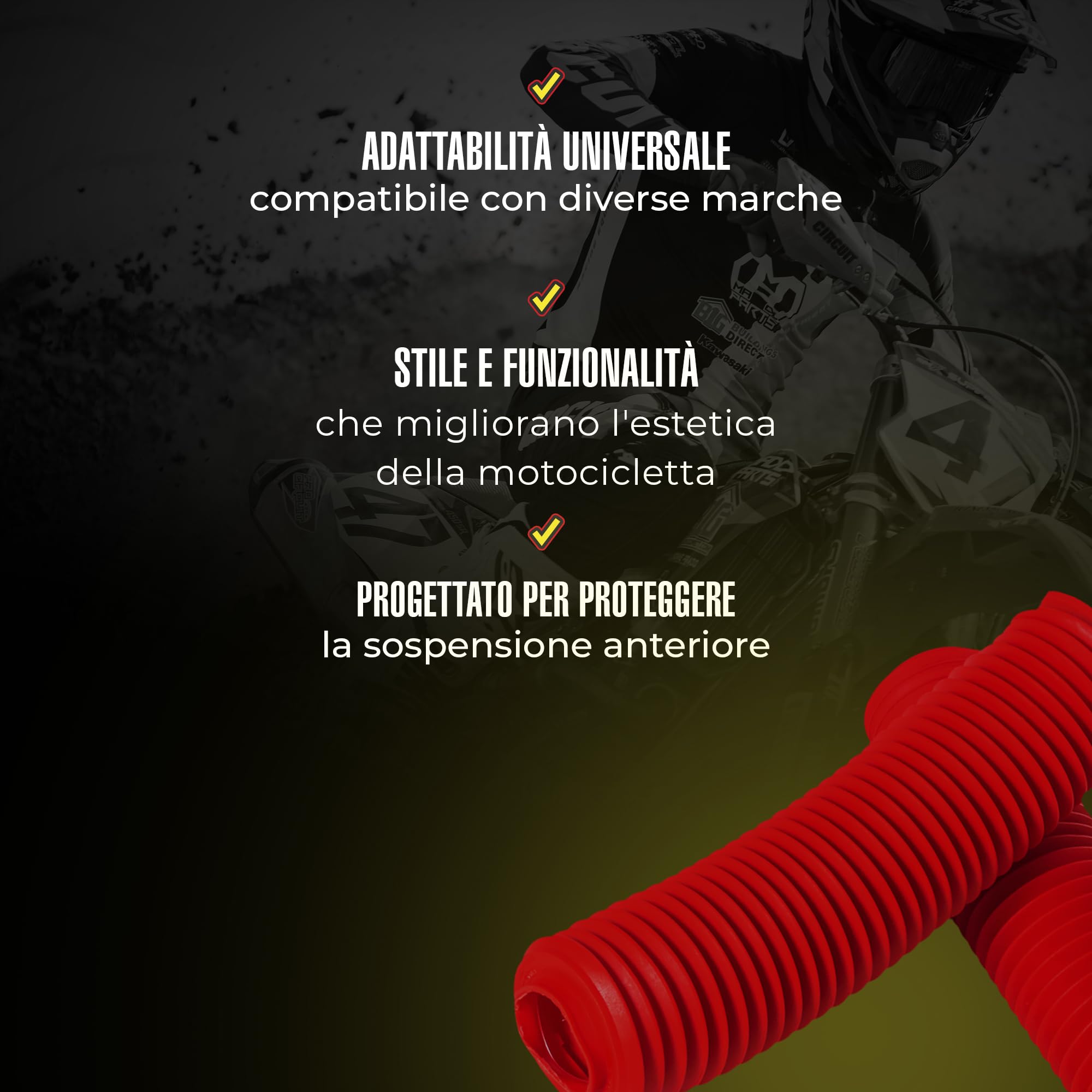 CIRCUIT SS004-005 Soffietti Moto, Rosso