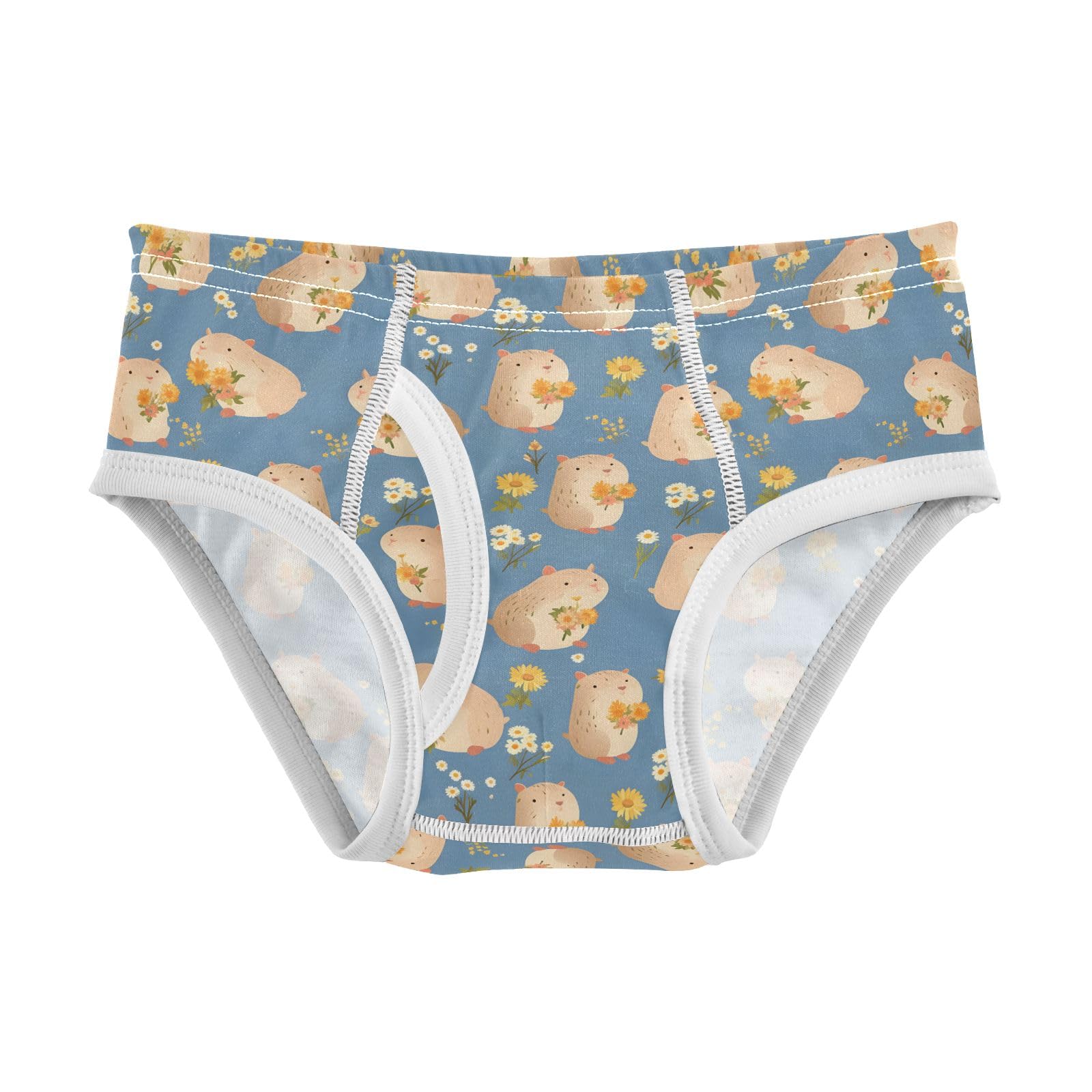 Boys Exclusive Briefs Toddler Underwear 95 Combed Cotton Boxerbriefs 2T Animals Holding Flowers