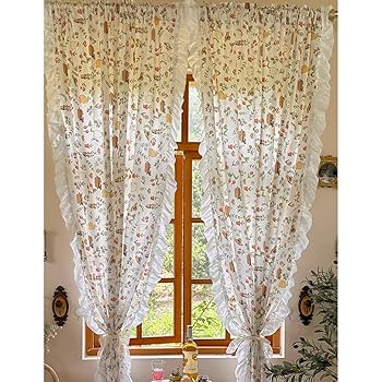 限定１☆ ヴィンテージ生地のカフェカーテン aiika_cc9137