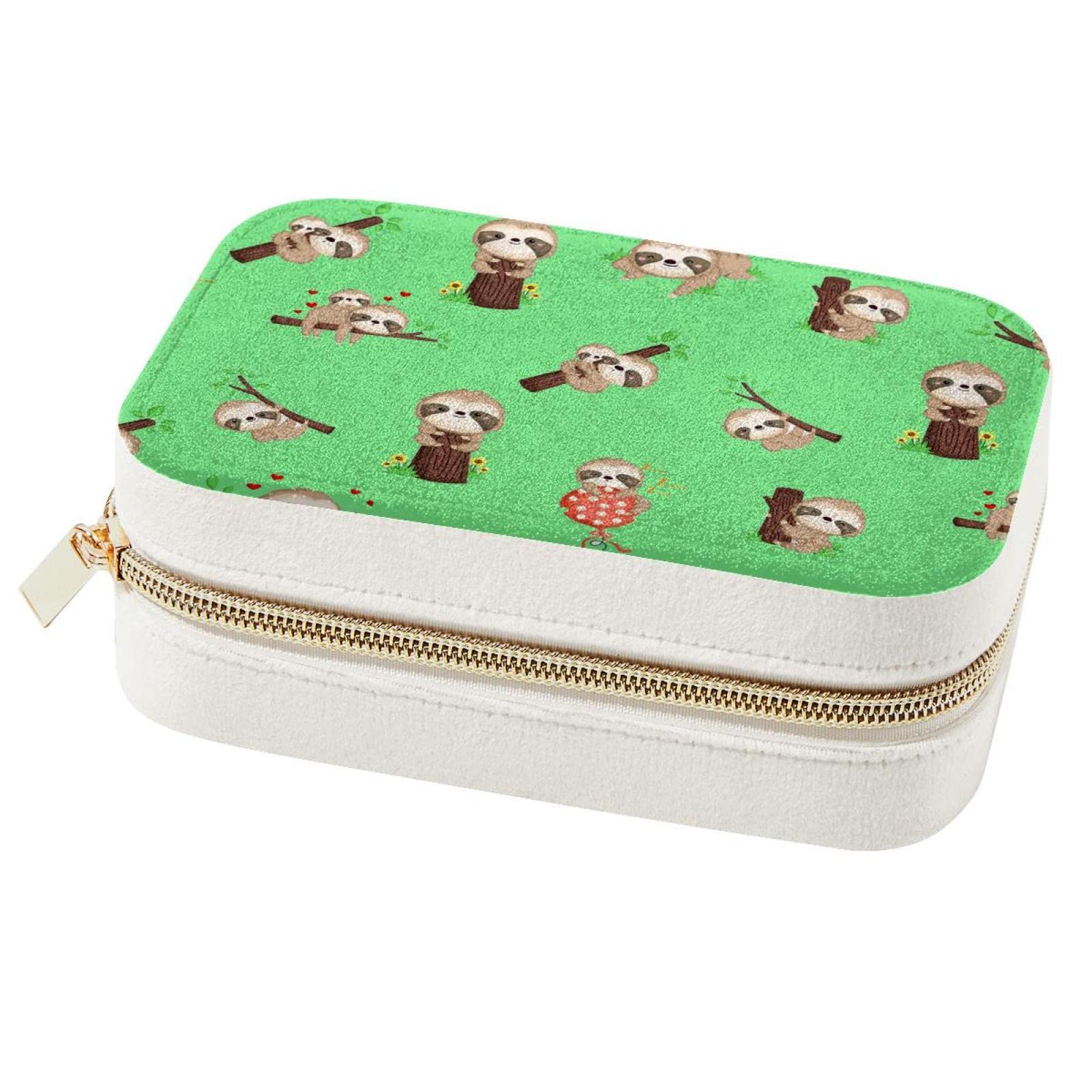 Boîte à bijoux voyage paresseux : rangement compact pour boucles d'oreilles