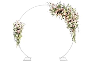 Round Backdrop Stand 8FT White