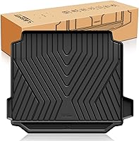 LASFIT Custom Fit Trunk Mat for BMW X5 2019-2026 - All-Weather TPE Cargo Liner, Front & Rear, Black, 5-Passenger Only