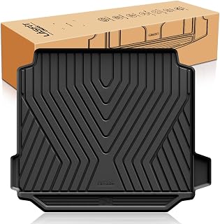LASFIT Custom Fit Trunk Mat for BMW X5 2019-2026 - All-Weather TPE Cargo Liner, Front & Rear, Black, 5-Passenger Only