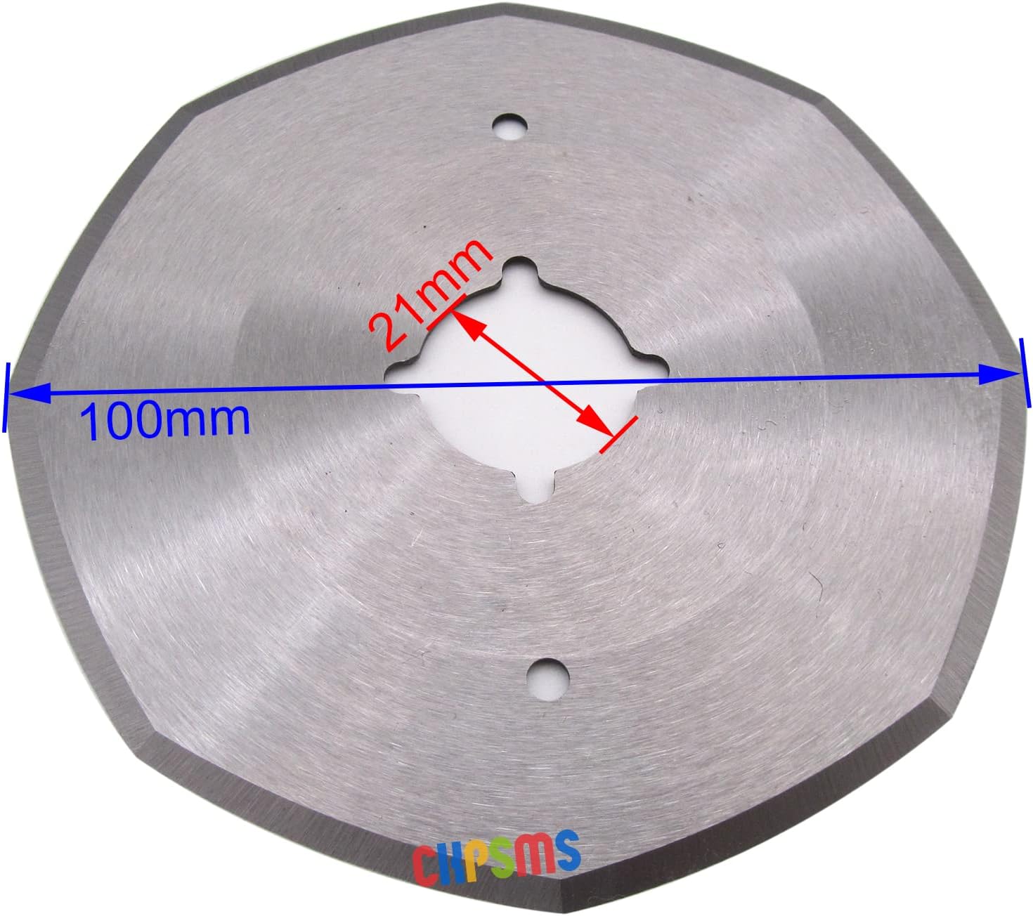 ckpsms KUNPENG - #RC100-S135(8) 1PCS Garment RC100 Cutting Machine Blade Knife 8 Sides 4"