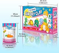 Vista 9 de ifergoo Arcilla seca al aire para niños, kit de arcilla para modelar animales, 6 diseños de animales con herramientas de escultura y tutoriales