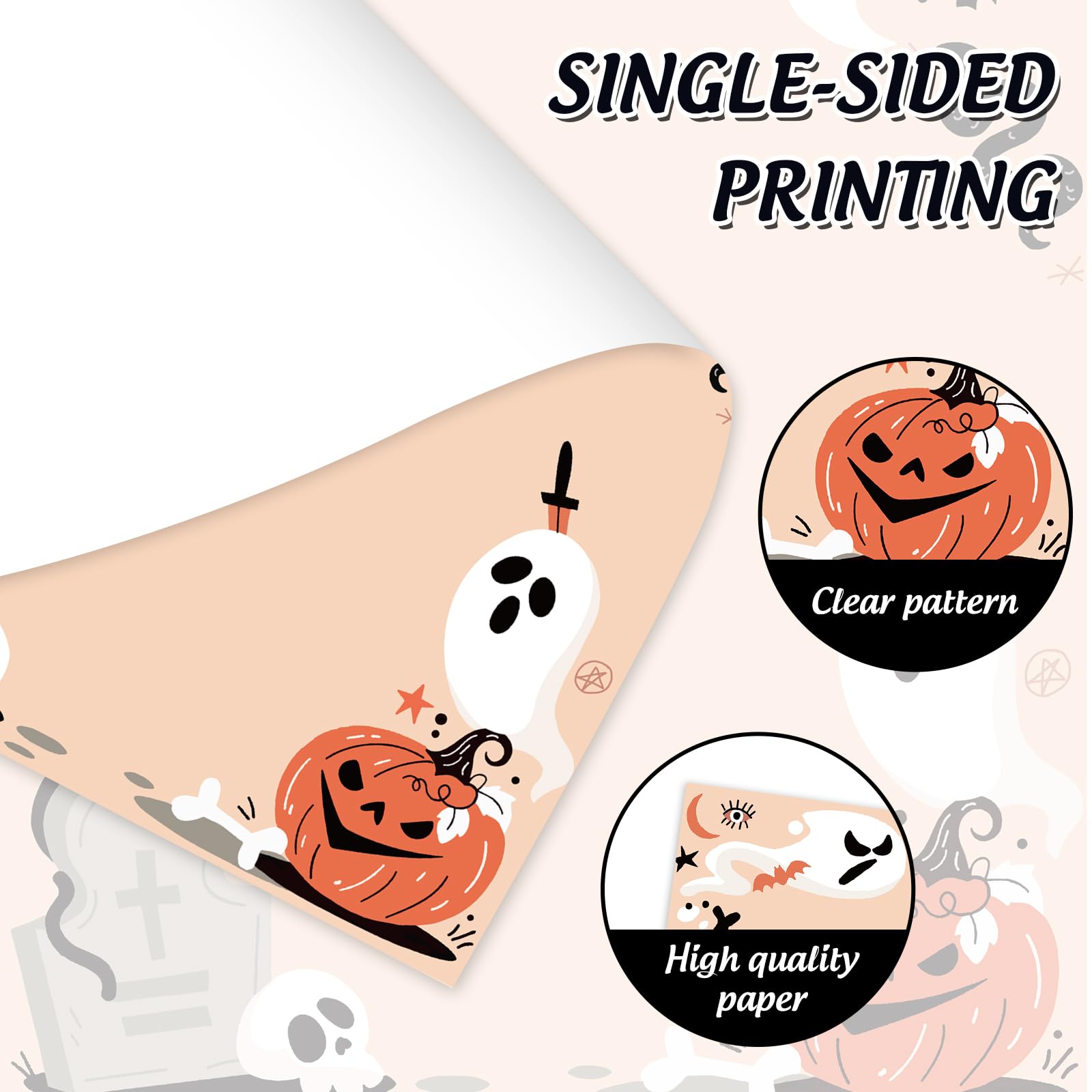 Inkdotpot 25 Des Draps Halloween Pad De Papier Scrapbook 6X6, Papier De Scrapbook À Facettes- Papier Cartonné Coloré Scrapbooking Diy Fond Décoratif Fond De Carte De Création De Cartes- Journal