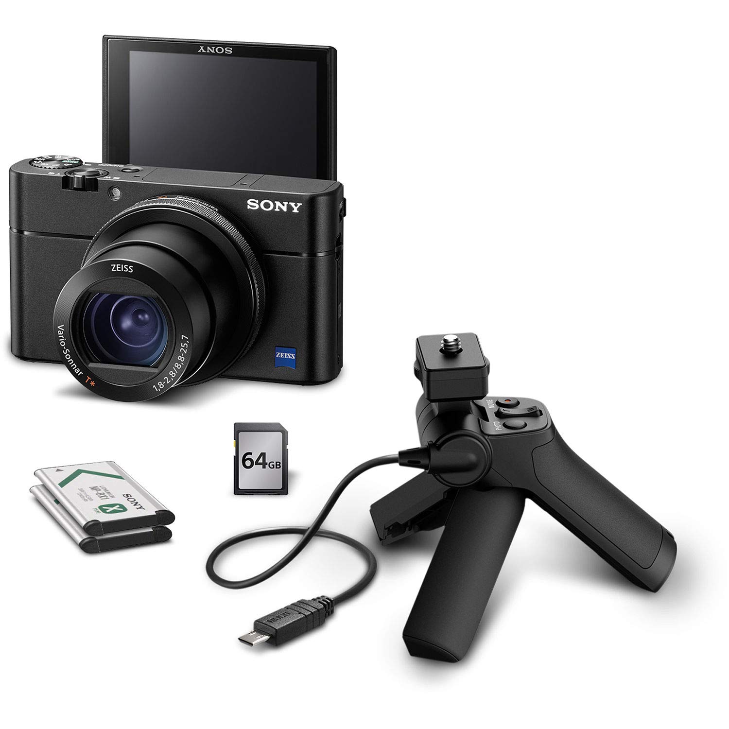 Amazon.com: Sony RX100M3 Kit de creador de video con agarre de