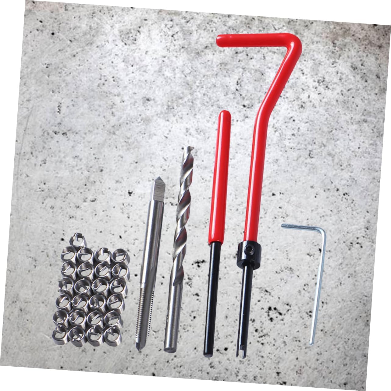 Cabilock 30pcs Thread Rethreader Kit Full for Thread Repair Helicoil Insert Installation Tool for Automotive
