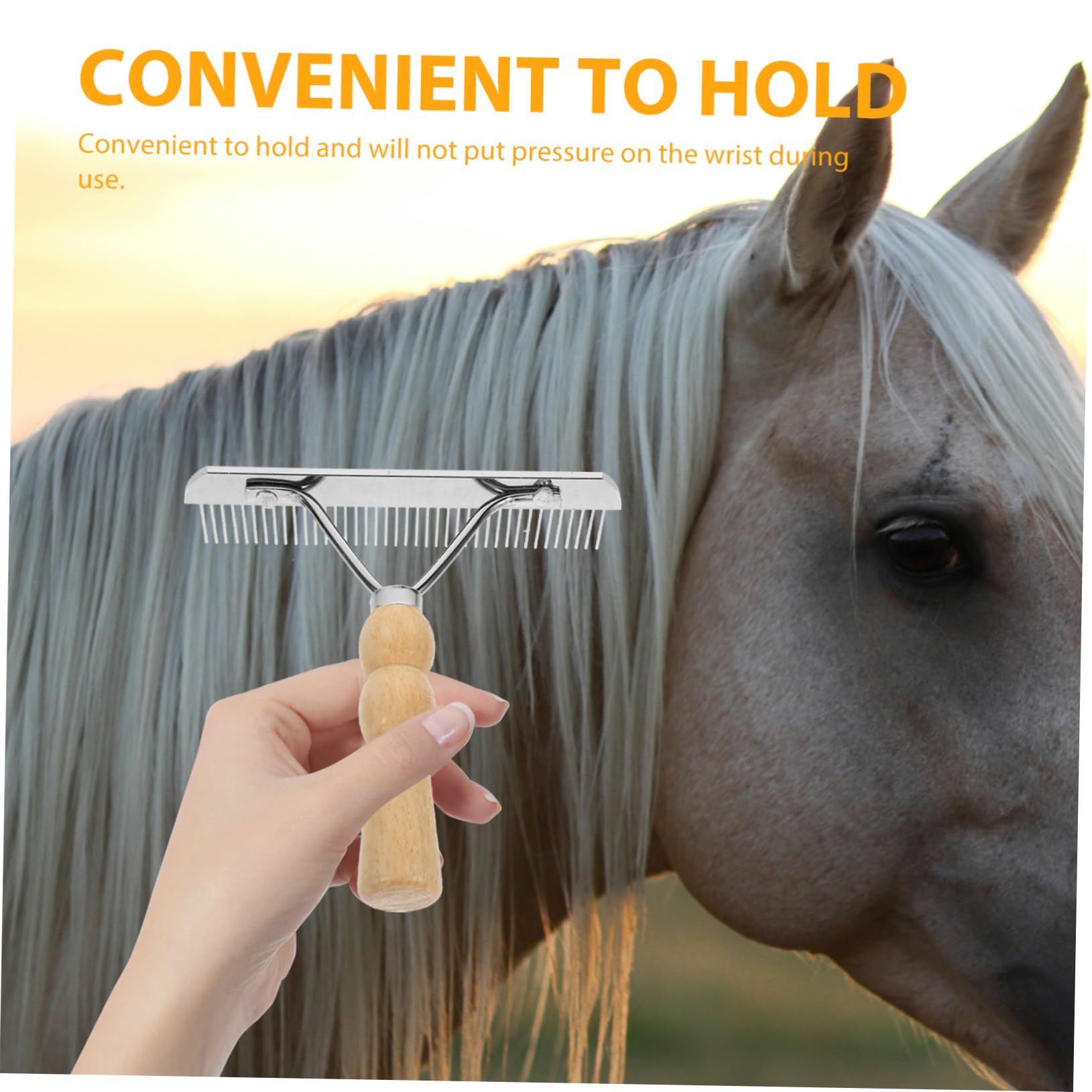 Kisangel 4 Piezas De Peine De Limpieza De Pelo De Caballo Cepillo De Limpieza Accesorio De Limpieza Diseño Sin Diseño