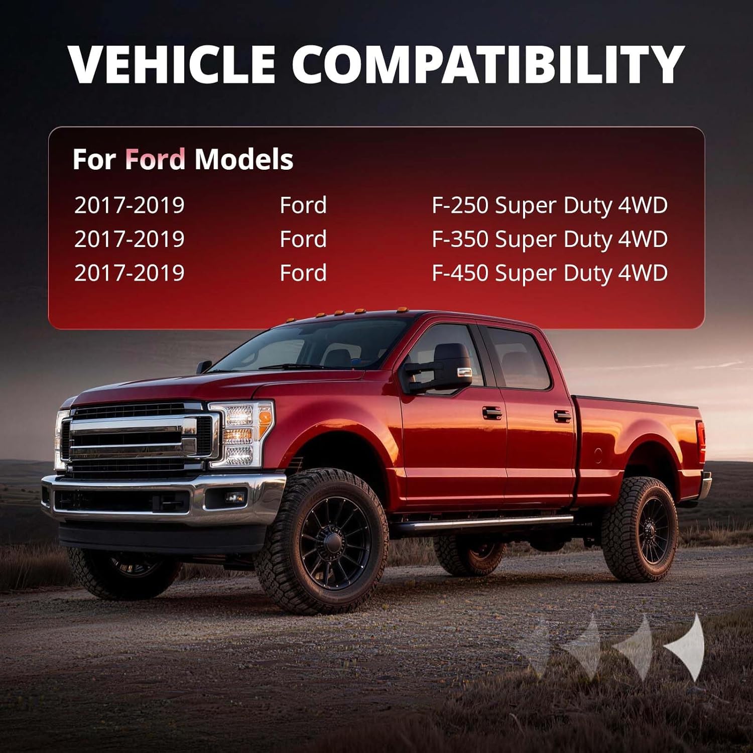 EVIL ENERGY Cold Air Intake Compatible for 2017-2019 4WD Ford F250 F350 F450 Super Duty 6.7L, Increases Horsepower, Towing Performance & Acceleration, Includes Heat Shield & Pre-Filter, Black