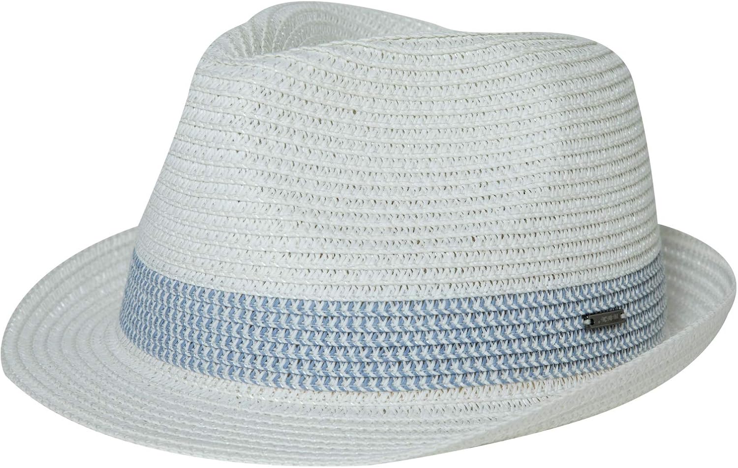 Fancet Packable Straw Fedora Panama Sun Summer Beach Hat Cuban Trilby Men Women 56-67cm