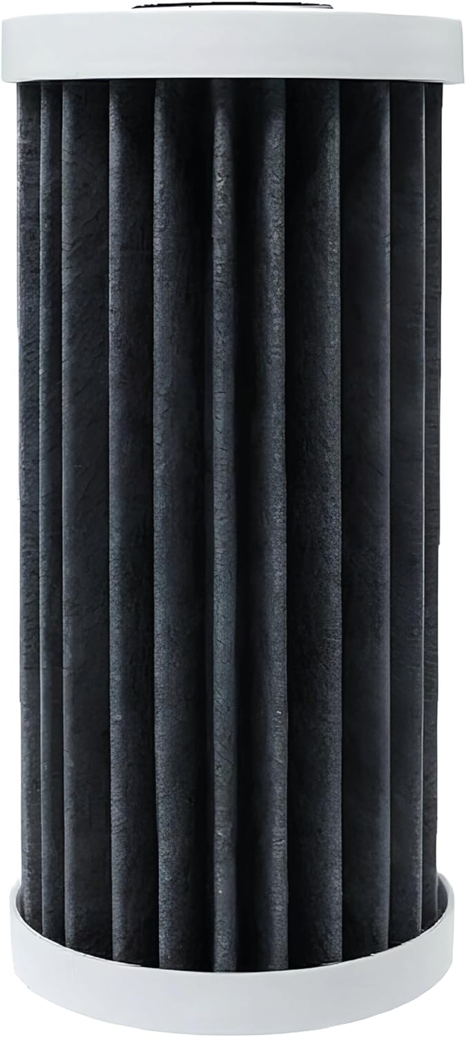 EcoPure EPW4F Premium Carbon FACT Universal Whole Home Filter – Fits Large Capacity Systems – NSF Certified – <1 Micron Filtration – Reduces Chlorine, Sediment, Sand & Dirt – 6-Month Life