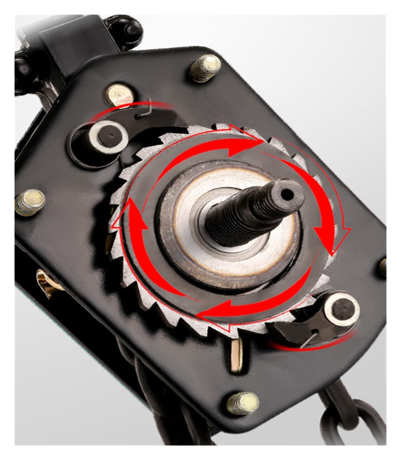 kettenzug Manueller Hebelzug, robuster Kettenzug mit Haken und Kette, for Heben und Ziehen im Baugewerbe hebelzug(1T/3M)