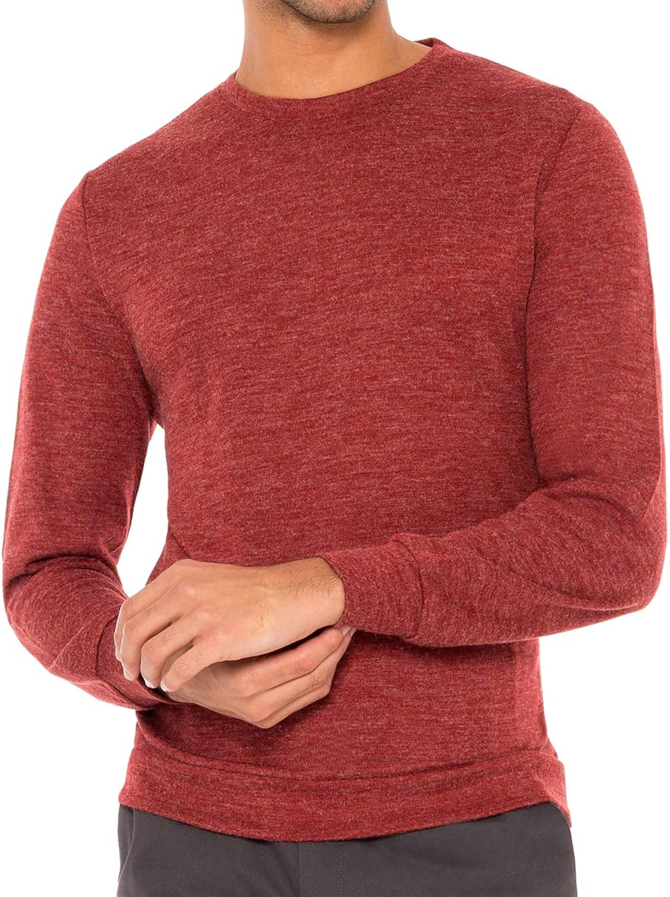 Mens Lightweight Crewneck Sweater - Dry 