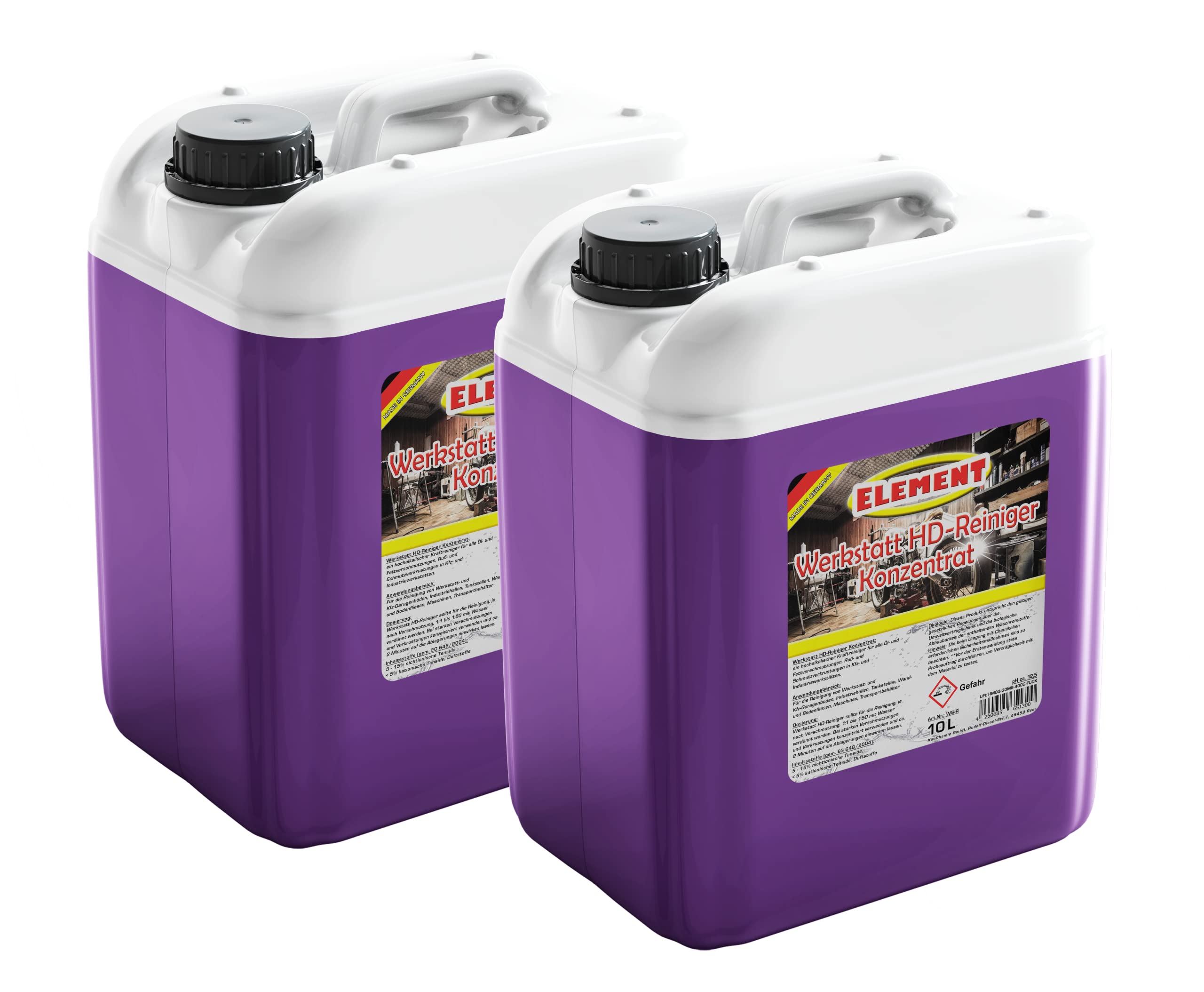 Werkstattreiniger Konzentrat 20 Liter HD Reiniger Allzweckreiniger Kraftreiniger Bodenreiniger Schmutzbrecher