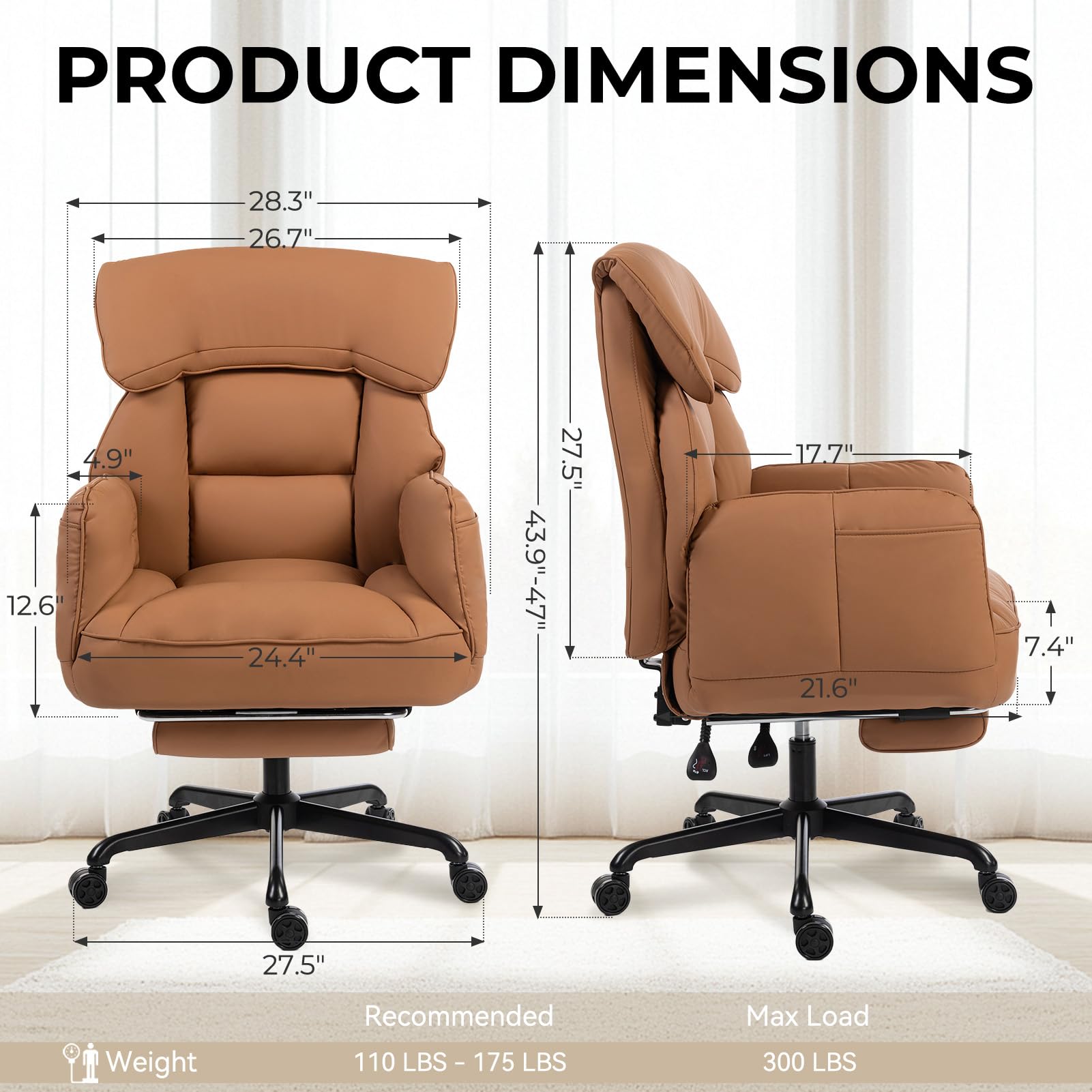 Amazon.com: Dowinx Cross Legged Office Chair with Pivoting