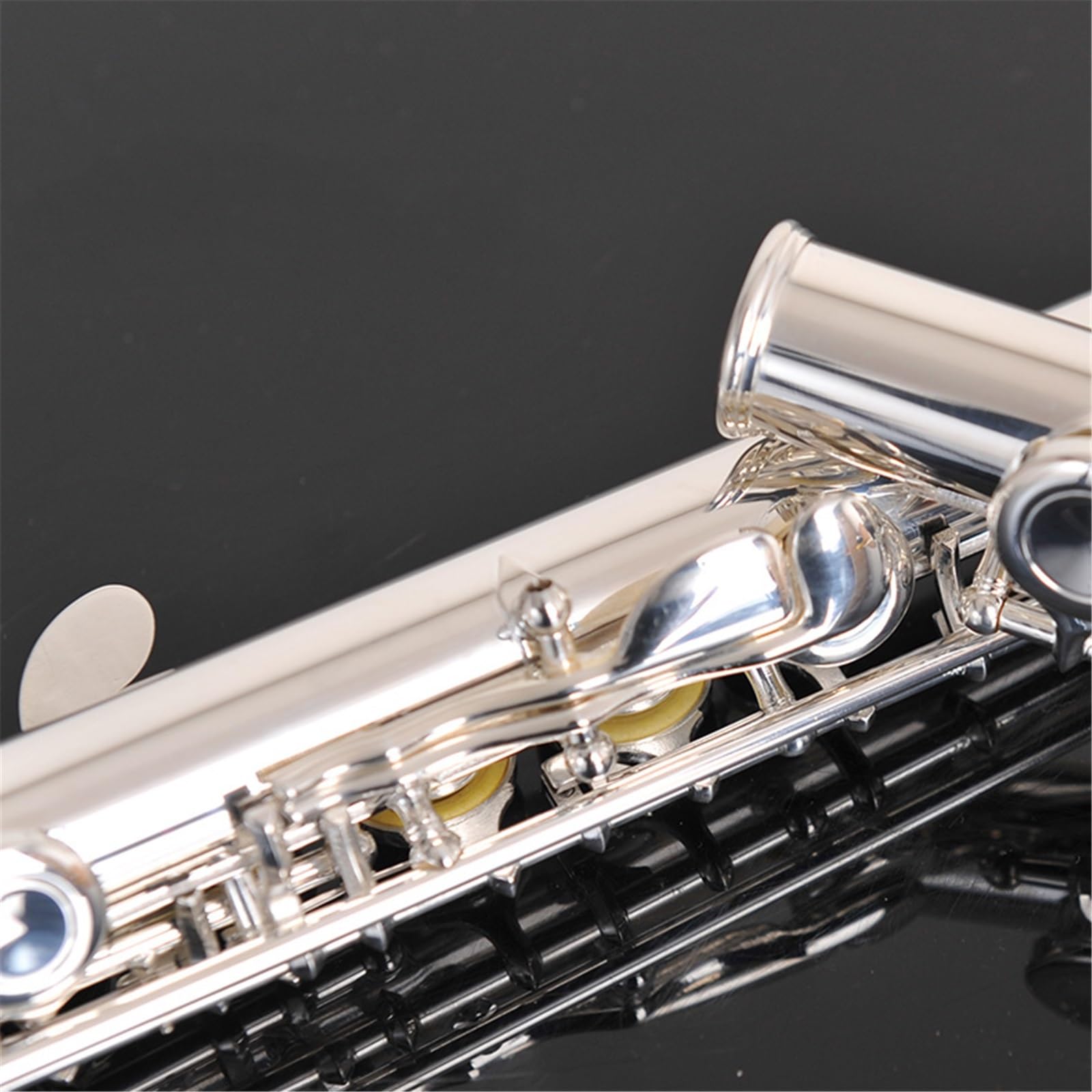 flauto traverso Flauto C-key Flauto Placcato Argento Rame Bianco 16 Fori 17 Fori Aperti E Chiusi(16 holes)