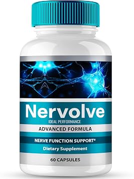 Nervolve Capsules, Official Nervolve Advanced Nerve Health Supplement Pills - Maximum Strength, All Natural Healthy Circulation & Stable Levels, Ner Volve Health Support Reviews 60 Capsules
