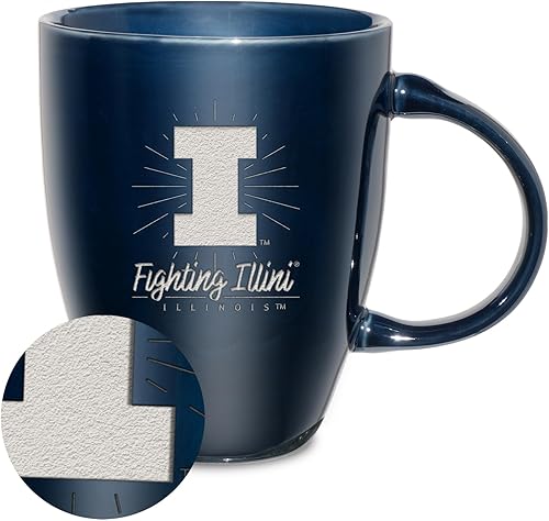 Vista 271 de Rico Industries NCAA - Taza de cerámica con grabado láser, 18 onzas, café y té