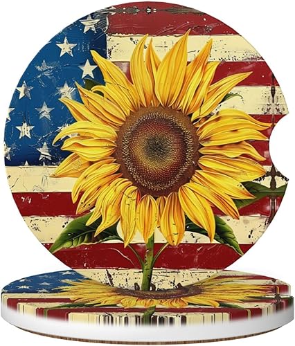 Miniatura 14 de Portavasos para automóvil, 2 unidades, posavasos para automóvil, para verano, para gato, absorbente, para decoración de automóvil, accesorios para