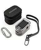 2-in-1 Case for Zacurate Pro Series 500DL - Clear Hard Case, and Carrying Pouch with Wrist Strap and Clip (Black)