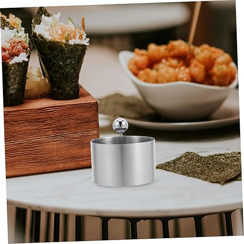 Miniatura 6 de Zerodeko Molde redondo del anillo de la mousse del anillo de la hornada del acero inoxidable de la categoría alimenticia para los postres