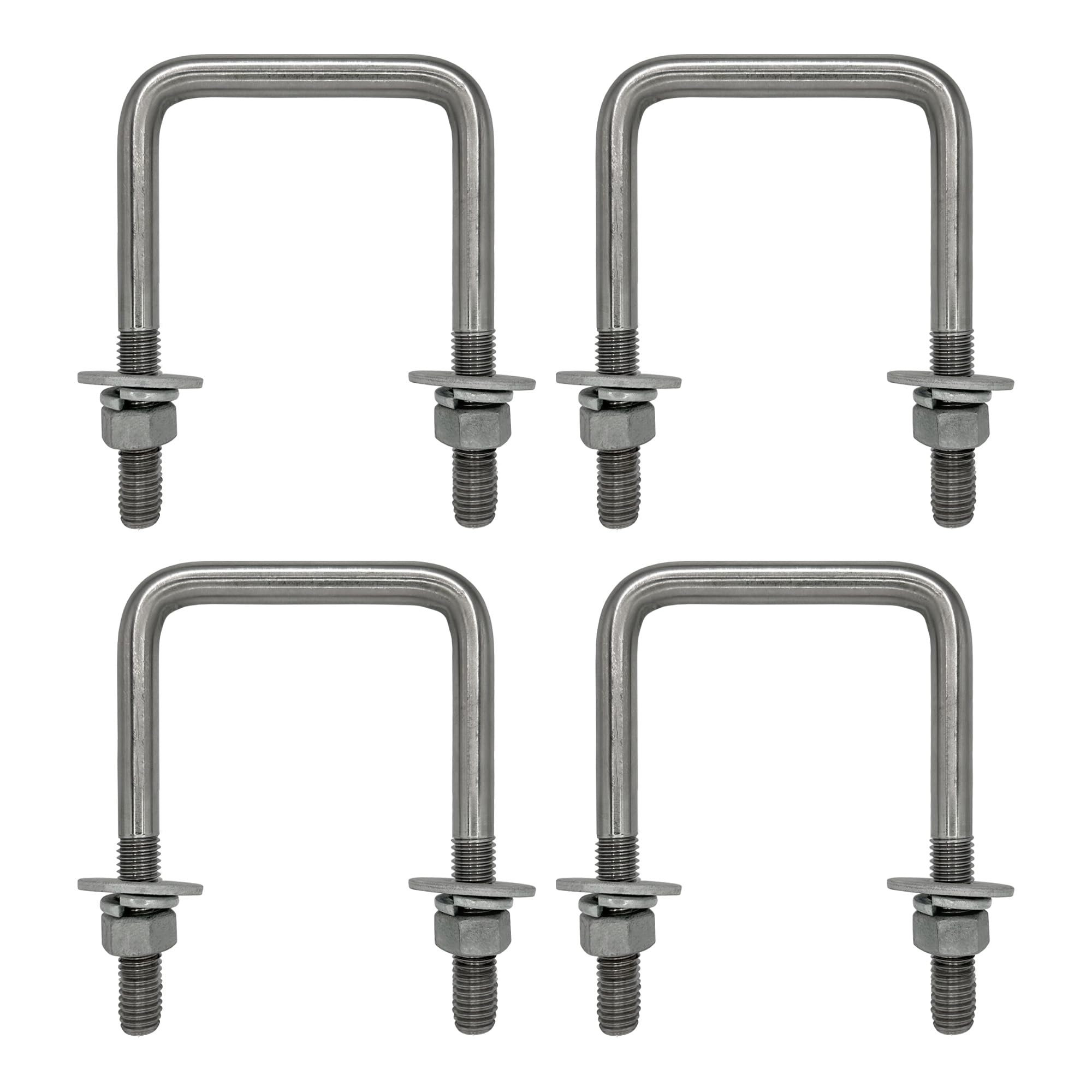 Boat Trailer U-Bolts - Galvanized Steel -1 Boat Trailer U-Bolts - Galvanized Steel -1