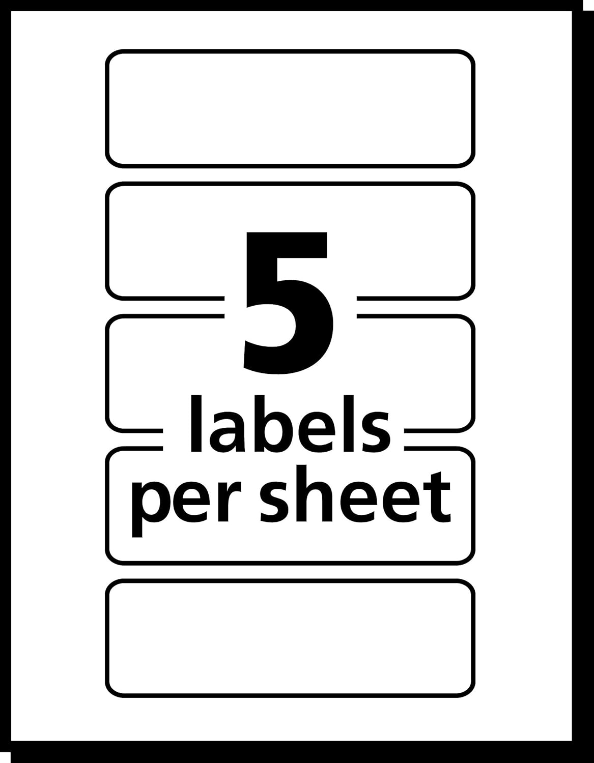 Avery Self-Adhesive Removable Labels, 1 x 3 Inches, Orange Neon, 200 per Pack (05477) : All Purpose Labels : Office Products