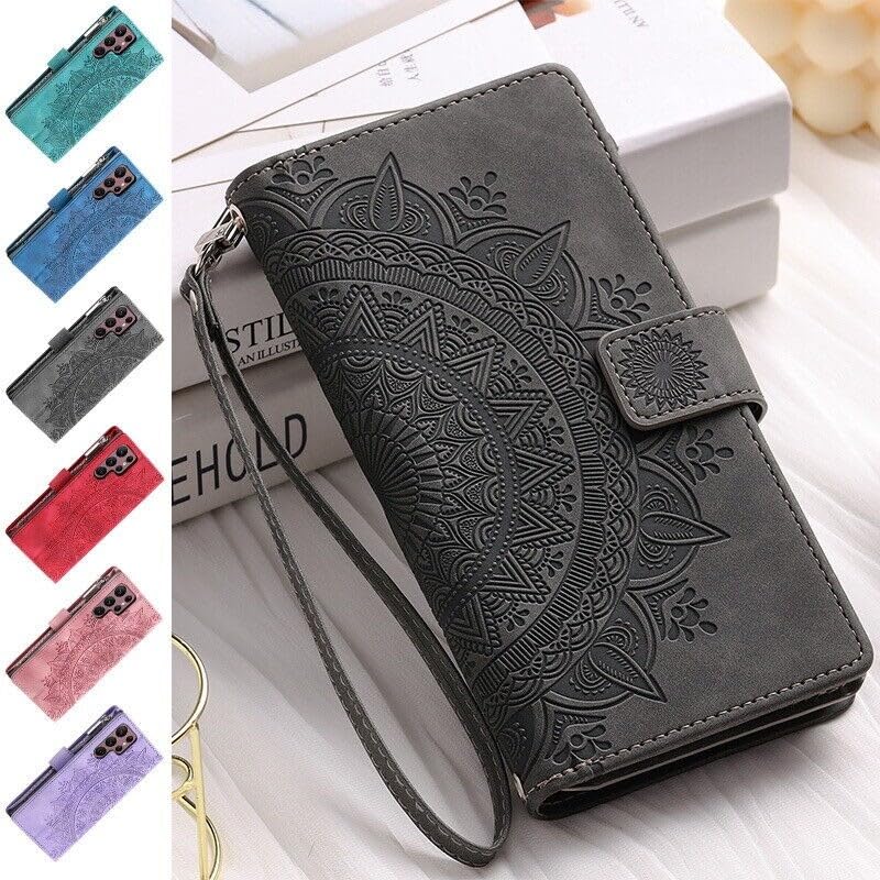 Étui Galaxy S20 Plus rose | Coque portefeuille cuir zippée avec rabat - 2