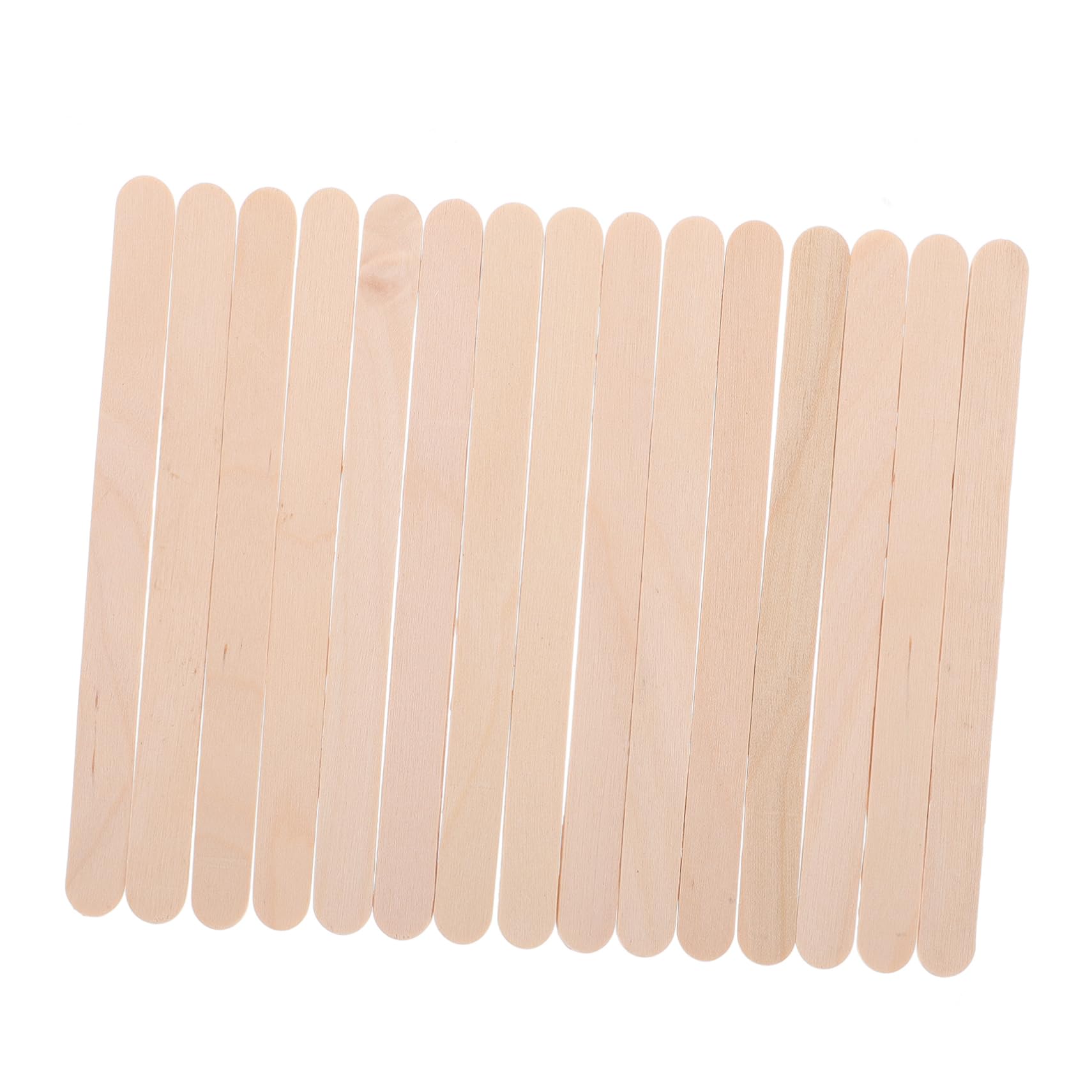 OSALADI 100pcs Wooden DIY Craft Sticks for Painting Mixing and Creative Projects Reusable Durable Stirring Tools for Adults