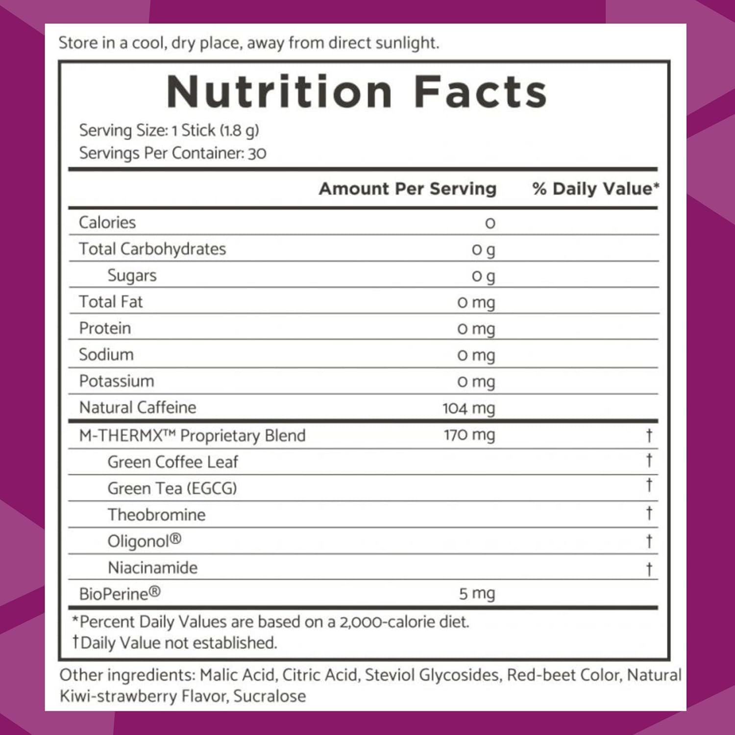 Youngevity Official Trim Stiks - Kiwi-Strawberry - Support E...