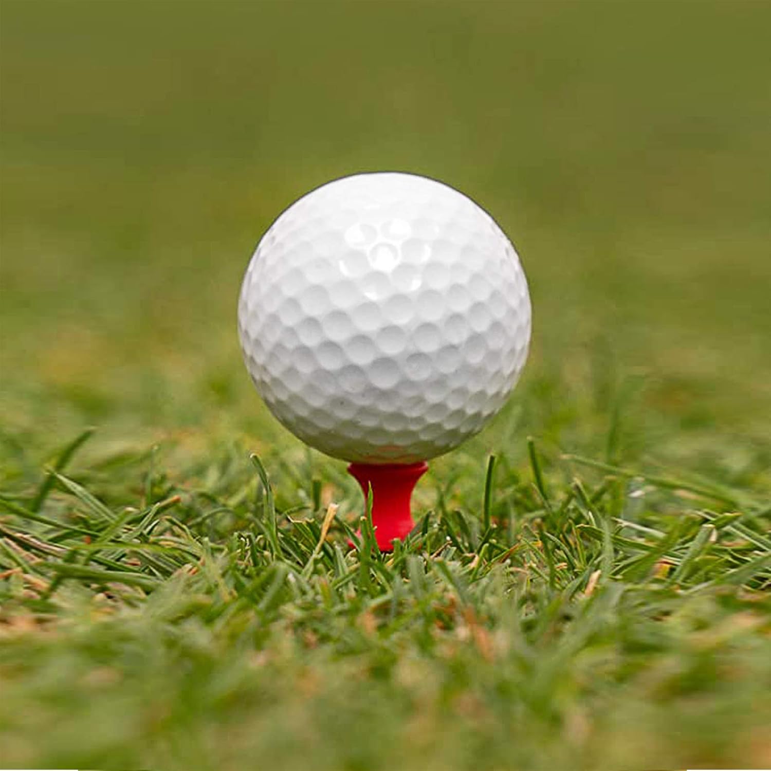 Golf Tees in Red 31mm One Size Golfing Tees Plastic Castle Unbreakable Golf Step Down Plastic Castle Tees Golf Tee Small Graduated Tees Golf for Professional Golf On Course Accessories 100 pieces - Image 5
