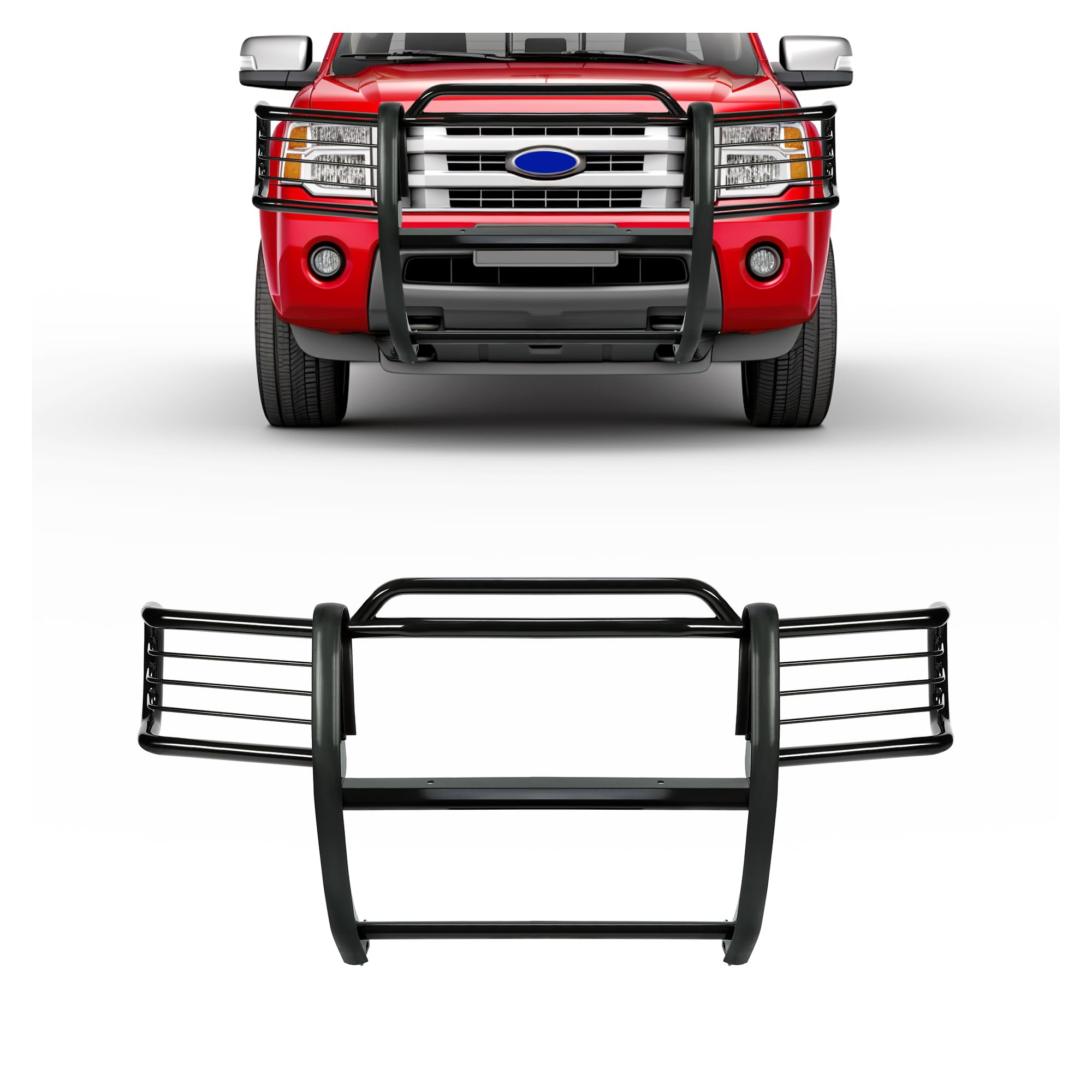 Amazon.com: ALMULOO Brush Guard Compatible with 2001-2012 Ford