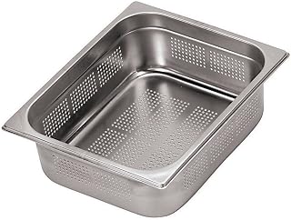 World Cuisine 20 7/8 inches by 12 3/4 inches Stainless-steel Perforated Hotel Pan - 1/1 (depth: 7 7/8 inches)