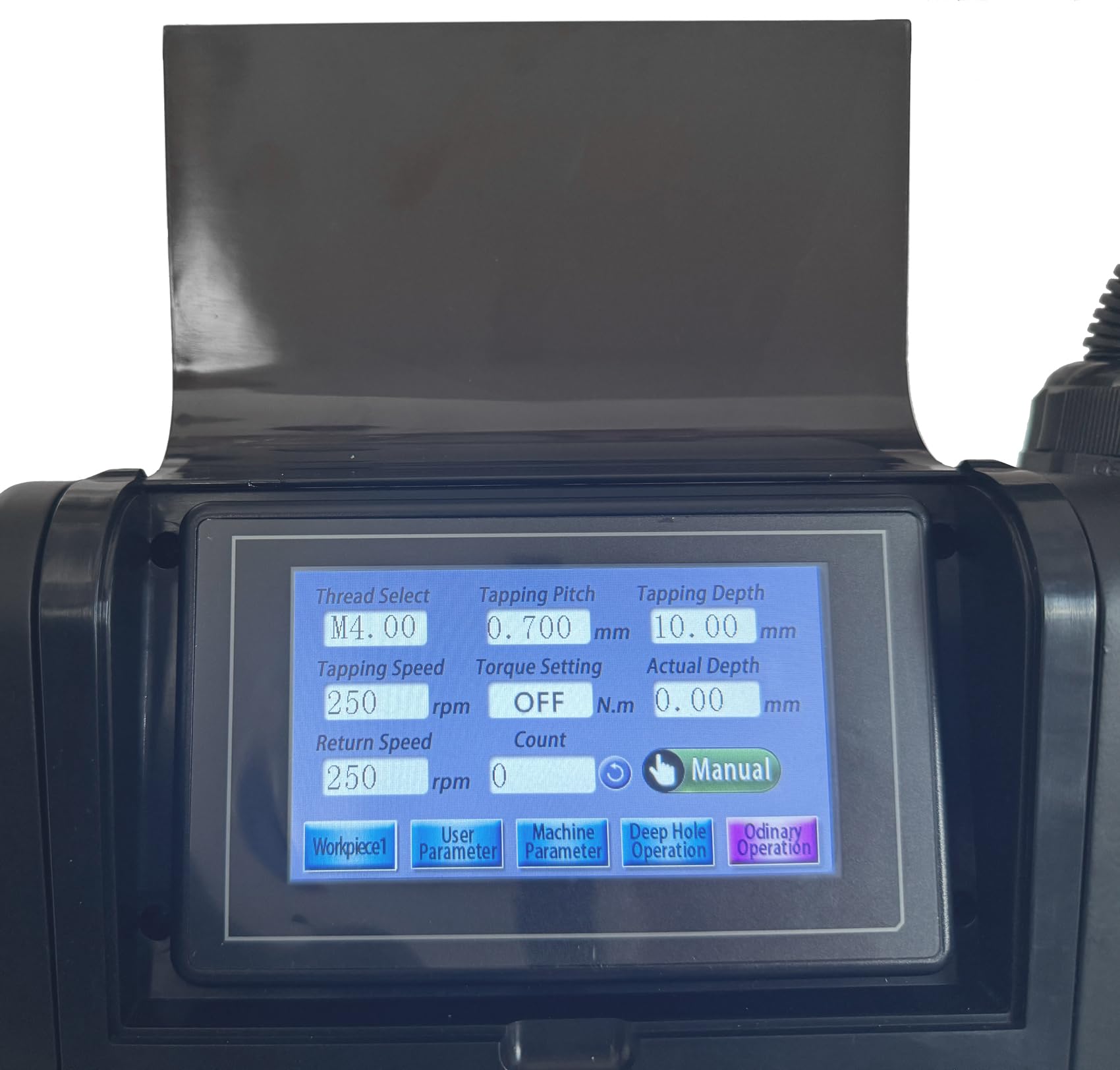 WELDINGER professional Gewindeschneidmaschine M16 vertikal + horizontal Gewindeschneidarm (für Werkbank GS600)