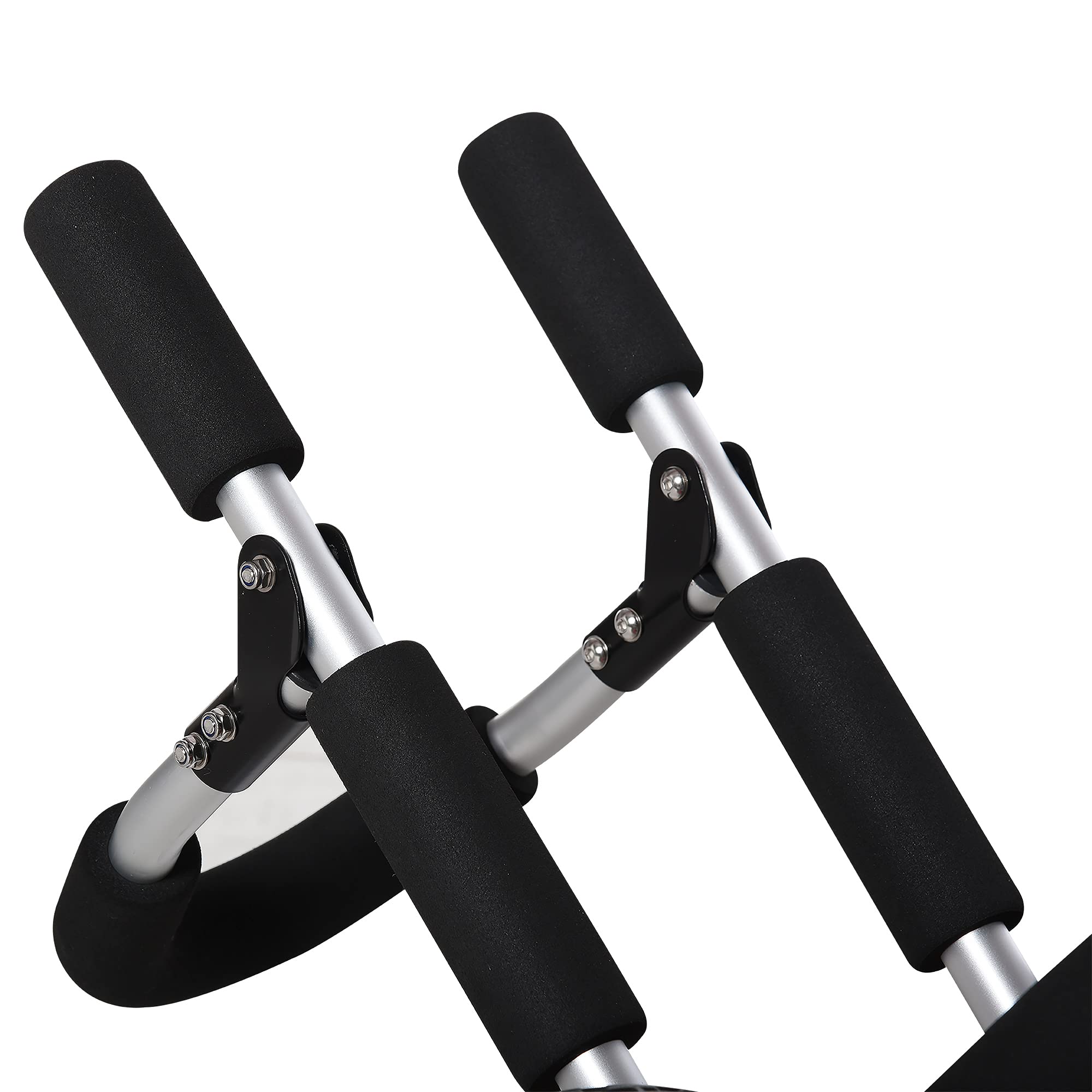 HOMCOM Surfwagen klappbar bis 45 kg AluTransportwagen Kajakwagen klappbar gepolstert Kunstleder-Reifen Bootswagen Surfwagen Bootstrailer Trolley für Surfbrett Board Schlauchboot