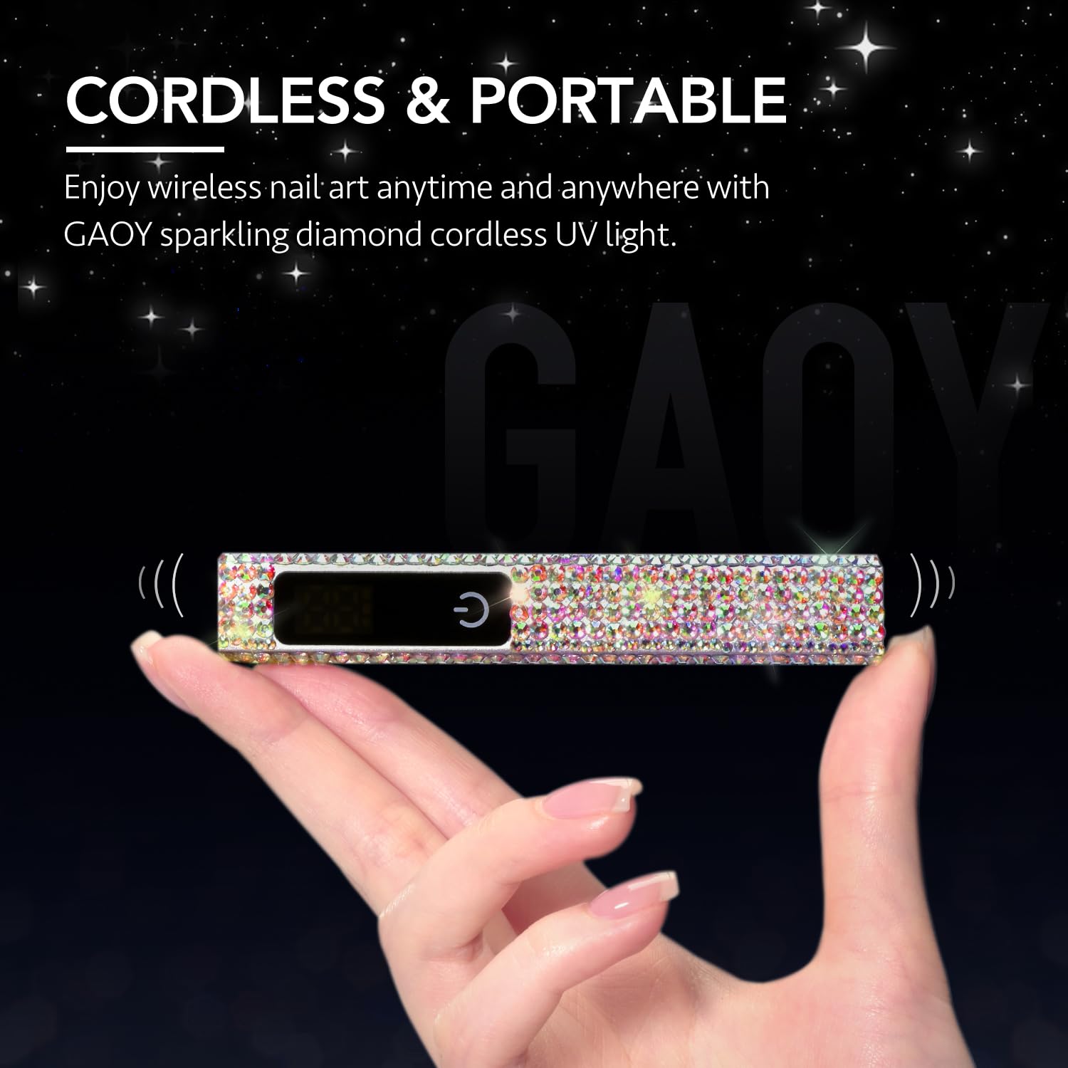 Amazon.co.jp: GAOY ジェルネイル用ハンドヘルドUVライト、ミニネイル