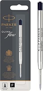 PARKER パーカー クインクフロー ボールペン替え芯 ブラック 1本入 黒 F 細字 0.8mm 油性 ボールペン リフィル 正規輸入品 1950367