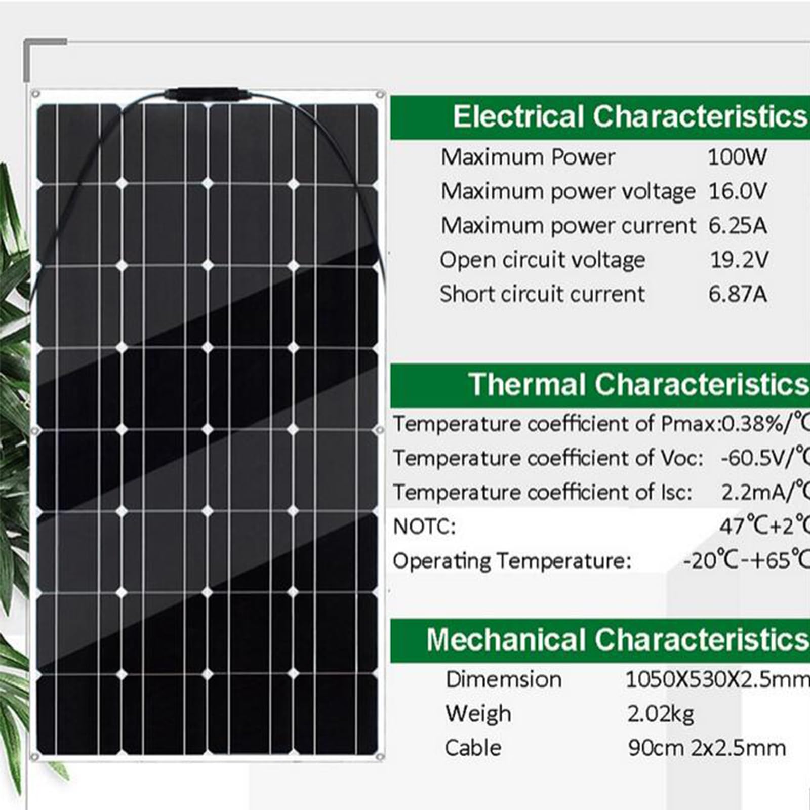 Panel słoneczny 100W-600W, elastyczny pojedynczy kryształ 300W 12V zginalny lekki panel słoneczny do kampera, przyczepy, kampera, jachtu, kabiny, namiotu i innych scen