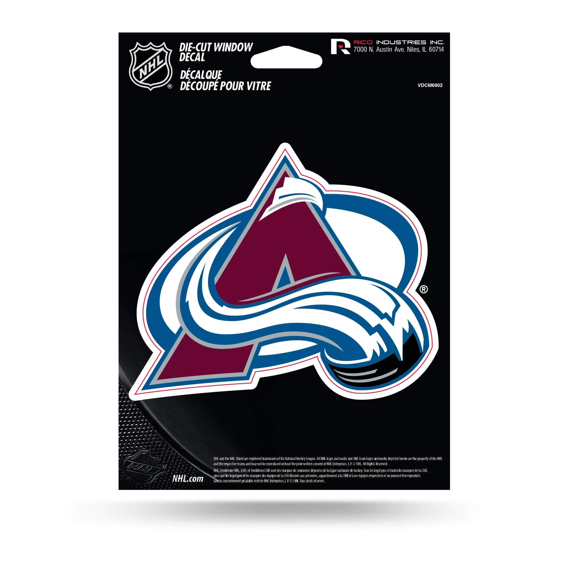 Rico Industries NHL Colorado Avalanche Die Cut Vinyl Decal - auto accessories | Mubboo