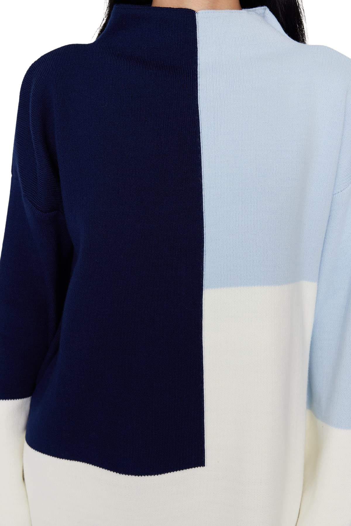 Trendyol Jersey - Azul - Casual Suéter Mujer (Pack de 1)