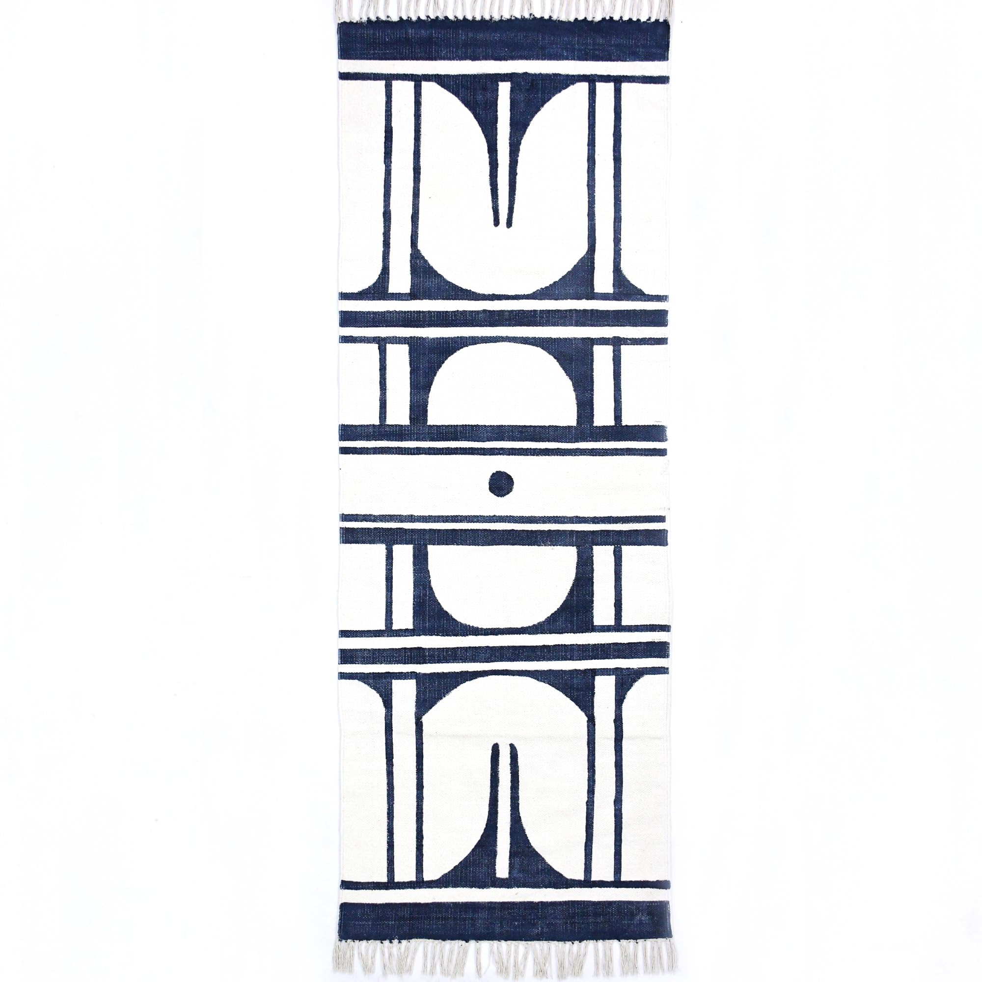 Baumwoll-Läufer, Teppich, Läufer für Flure, 0,8 x 3,6 m